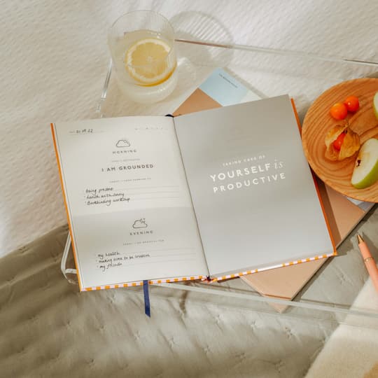 Papier 6" x 8.5" Stay Grounded Hardcover Guided Gratitude Journal
